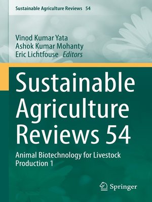 cover image of Sustainable Agriculture Reviews 54